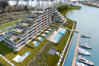 Son varios los amenities que ofrecen estas propuestas, entre ellas, la posibilidad de contar con tu barco en el jardín