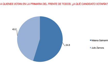 Sondeo de opinión en Tigre. Fuente: Circuitos