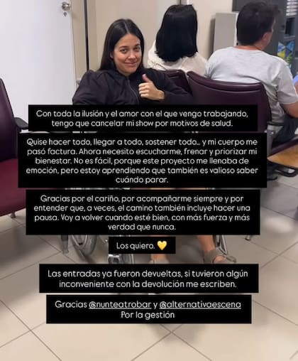 Sonia atravesó un complicado embarazo por el que debió suspender sus shows