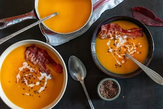 Sopa de calabaza asada