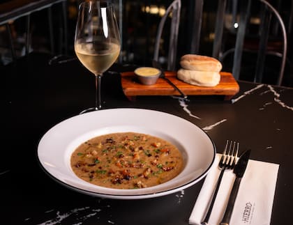 Sopa de cebollas en Hierro