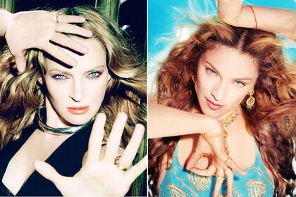 Sopa de gemelas: Uma Thurman y Madonna