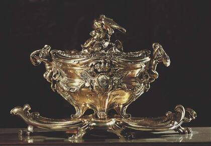 Sopera de plata, François-Thomas Germain, siglo XVIII