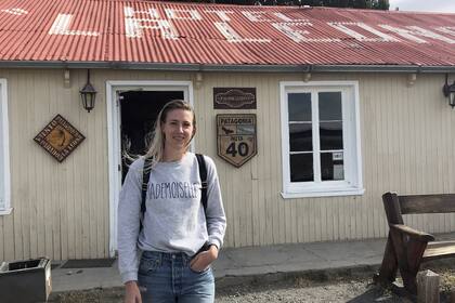 Sophie, en su recorrido por la Argentina.