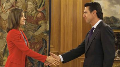Soria, junto a la reina Letizia, el año pasado