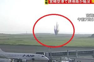 Sorpresa en un aeropuerto de Japón: estalló una bomba de la Segunda Guerra Mundial