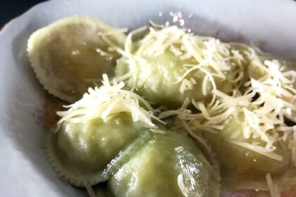 Sorrentinos de berenjena