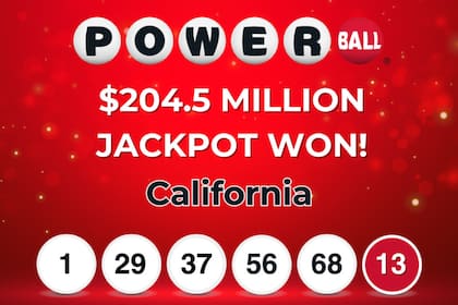 Sorteo millonario del Powerball en EE.UU.