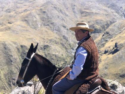 Sosa, recorriendo sus cerros jujeños