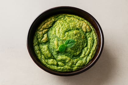 Soufflé de espinacas con tomillo sin sal