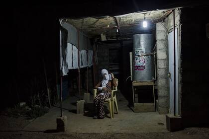 Souhayla, hoy en la casa de su tío en Irak, fue cautiva de EI durante tres años