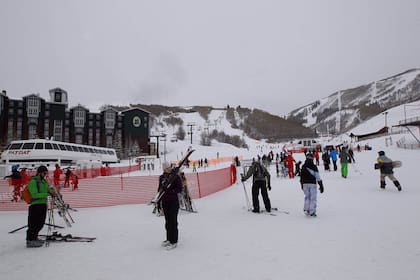 Souza se entrenaba en estas pista de esquí