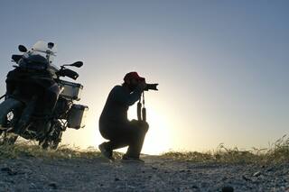 Se separó, entrenó para un triatlón y cambió su vida viajando en moto por el país
