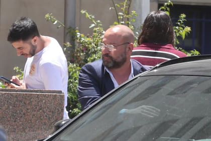 Spagnuolo llegando a los tribunales de Comodoro Py