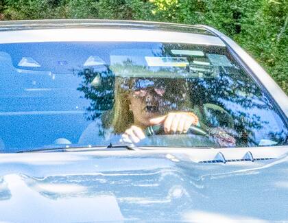 Spears fue fotografiada este miércoles a bordo de su auto, sin su anillo de casada
