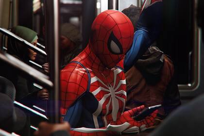 Spider-Man en el subte, una modalidad que permite ahorrar tiempo para ir de una punta a la otra en Nueva York