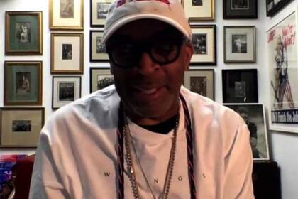 Spike Lee habló con la BBC a través de una videollamada