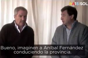 La chicana de Cornejo al Gobierno: un spot electoral de Felipe Solá contra Aníbal Fernández
