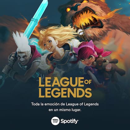 Spotify se asocia con Riot para ofrecer contenidos en audio complementarios al League of Legends y sus competencias
