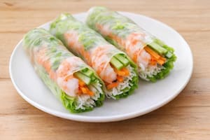Sprin rolls de langostinos