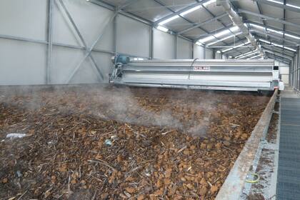 Un túnel de compostaje de Scolari