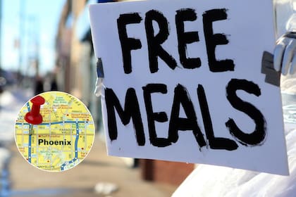 St. Vincent De Paul ofrecerá una cena festiva con jamón glaseado, puré de papas, ejotes y pastel como postre en sus tres ubicaciones en Phoenix, Mesa y El Mirage