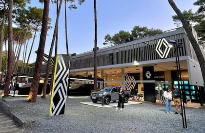 Stand en Cariló de Renault en años anteriores