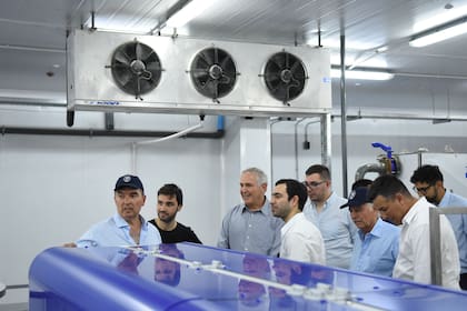 Stanley recorrió las instalaciones y la nueva planta de empaque.