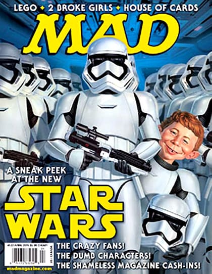 Los "stormtroopers" de Star Wars como temática de tapa