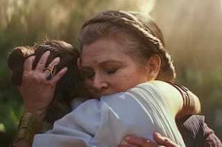 Star Wars: la imagen de Rey y la princesa Leia que emociona a los fans