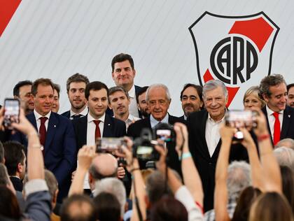 Stefano Di Carlo con Brito, D'Onofrio y Santilli.