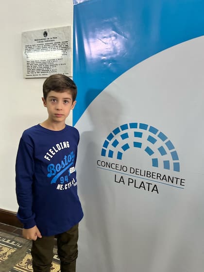 Stefano en el Concejo Deliberante donde fue declarado "Personalidad Destacada"