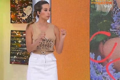 Stefi Berardi fue la encargada de desmenuzar ambas fotos de Wanda Nara en el programa Mañanísima