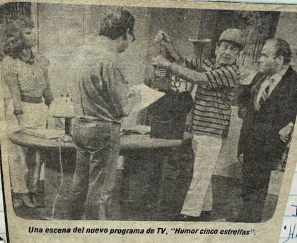 Stella Maris Muñoz trabajó en Humor cinco estrellas con grandes de la comedia en el viejo Canal 7