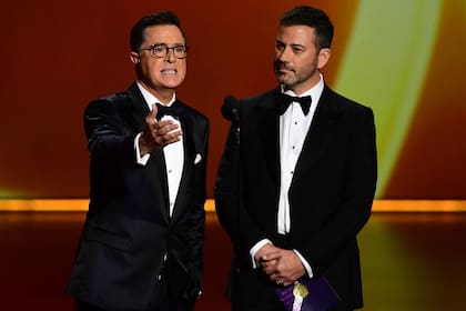 Stephen Colbert y Jimmy Kimmel