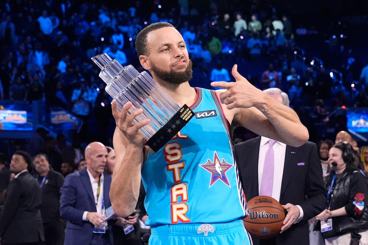 Stephen Curry es el Más Valioso del Juego de Estrellas en casa y guía a ...