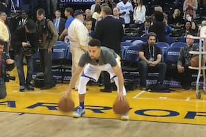 Cómo es el ritual de Stephen Curry antes de cada partido que enloquece a los fanáticos