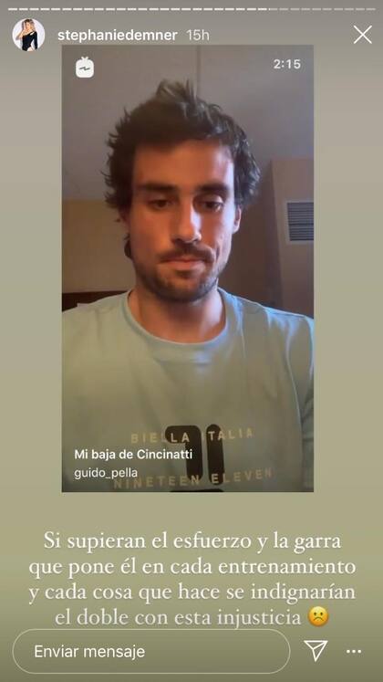 Stephie Demner, comentó acerca de la decisión de excluir a Pella de Cincinatti.