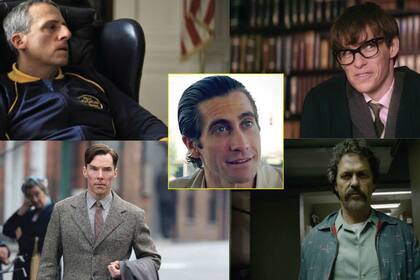 Steve Carell, Eddie Redmayne, Benedict Cumberbatch, Michael Keaton y en el medio Jake Gyllehaal, todos posibles nominados