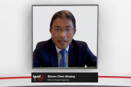 Steven Chen Shiqing es el CEO de Huawei en la Argentina. 