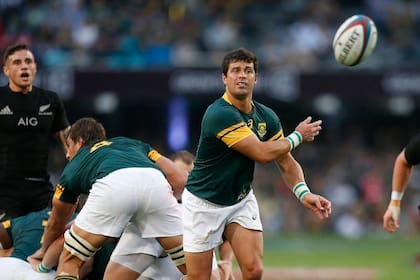Steyn, durante un partido del Rugby Championship 2016 entre Sudáfrica y Nueva Zelanda