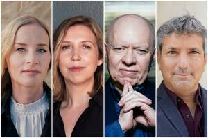 Stina Jackson, Helene Flood, Jorge Fernández Díaz y Santiago Roncagliolo, invitados a la Semana Negra BA