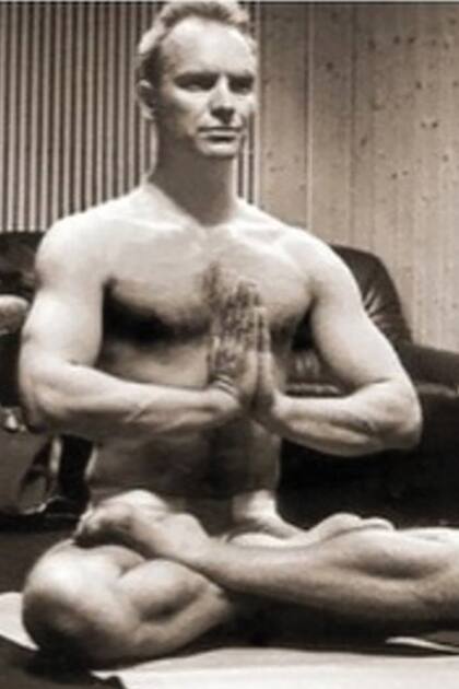 Sting practica
yoga desde hace más de treinta
años.