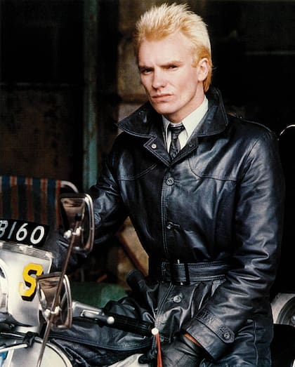 Sting, un Police motorizado y líder de la pandilla en "Quadrophenia", bajo la dirección de Franc Roddam