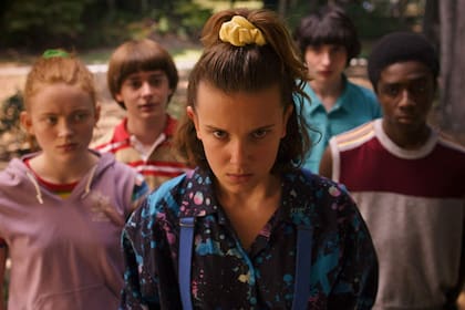 Millie Bobby Brown como Eleven, el personaje que la convirtió en una estrella