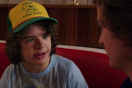 Gaten Matarazzo, en una escena de la serie