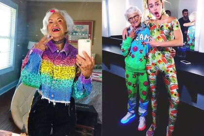 Su afortunado paso por las redes le ha servido para conocer a personalidades del espectáculo como Miley Cyrus, con quien se fotografió en 2015, apenas un año después de ‘debutar’ en el mundo de los socialités.