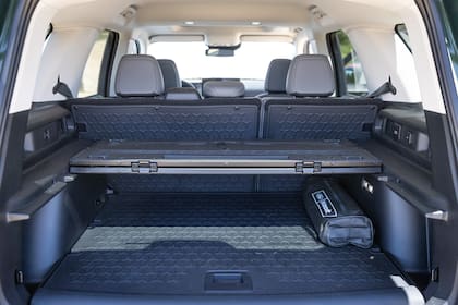 Su baúl tiene una capacidad de 580 litros