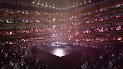 Su capacidad máxima es de 2.400 personas.