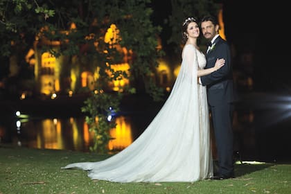 Su casamiento con Araceli, en la estancia Villa
María, en Ezeiza, el 14 de diciembre de 2013: “Fue uno de los días más felices de mi vida, de esos que te quedan en el recuerdo y que
siempre te sacan una sonrisa”, asegura